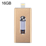 แฟลชไดรฟ์ RQW-02 3 in 1 USB 2.0 & 8 Pin & Micro USB 16GB, RQW-02 สีเงิน, RQW-02 สีดำ, RQW-02 สีทอง, RQW-02 สีน้ำเงิน, RQW-02 สีแดง