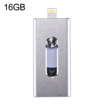 แฟลชไดรฟ์ RQW-02 3 in 1 USB 2.0 & 8 Pin & Micro USB 16GB, RQW-02 สีเงิน, RQW-02 สีดำ, RQW-02 สีทอง, RQW-02 สีน้ำเงิน, RQW-02 สีแดง