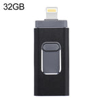easyflash RQW-01B แฟลชไดรฟ์ 3 in 1 USB 2.0 & 8 Pin & Micro USB 32GB รุ่น RQW-01B สีดำ
