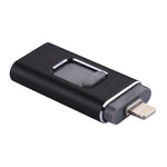 easyflash RQW-01B แฟลชไดรฟ์ 3 in 1 USB 2.0 & 8 Pin & Micro USB 32GB รุ่น RQW-01B สีดำ