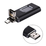 easyflash RQW-01B แฟลชไดรฟ์ 3 in 1 USB 2.0 & 8 Pin & Micro USB 32GB รุ่น RQW-01B สีดำ