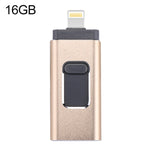 easyflash RQW-01B แฟลชไดรฟ์ 3 in 1 USB 2.0 & 8 Pin & Micro USB 16GB รุ่น RQW-01B สีดำ, สีทอง, สีโรสโกลด์, สีเงิน