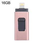 easyflash RQW-01B แฟลชไดรฟ์ 3 in 1 USB 2.0 & 8 Pin & Micro USB 16GB รุ่น RQW-01B สีดำ, สีทอง, สีโรสโกลด์, สีเงิน