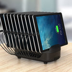 ORICO DUK-10P สถานีชาร์จอัจฉริยะ 120W 10 พอร์ต USB พร้อมแท่นวางโทรศัพท์และแท็บเล็ต ปลั๊ก EU สีดำ, ปลั๊ก EU สีขาว, ปลั๊ก US สีดำ, ปลั๊ก US สีขาว, ปลั๊ก UK สีดำ, ปลั๊ก UK สีขาว, ปลั๊ก AU สีดำ, ปลั๊ก AU สีขาว