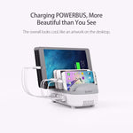 ORICO DUK-10P สถานีชาร์จอัจฉริยะ 120W 10 พอร์ต USB พร้อมแท่นวางโทรศัพท์และแท็บเล็ต ปลั๊ก EU สีดำ, ปลั๊ก EU สีขาว, ปลั๊ก US สีดำ, ปลั๊ก US สีขาว, ปลั๊ก UK สีดำ, ปลั๊ก UK สีขาว, ปลั๊ก AU สีดำ, ปลั๊ก AU สีขาว