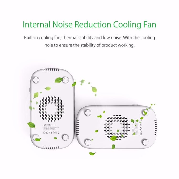 ORICO DUK-10P สถานีชาร์จอัจฉริยะ 120W 10 พอร์ต USB พร้อมแท่นวางโทรศัพท์และแท็บเล็ต ปลั๊ก EU สีดำ, ปลั๊ก EU สีขาว, ปลั๊ก US สีดำ, ปลั๊ก US สีขาว, ปลั๊ก UK สีดำ, ปลั๊ก UK สีขาว, ปลั๊ก AU สีดำ, ปลั๊ก AU สีขาว