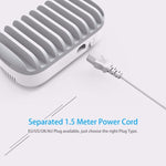 ORICO DUK-10P สถานีชาร์จอัจฉริยะ 120W 10 พอร์ต USB พร้อมแท่นวางโทรศัพท์และแท็บเล็ต ปลั๊ก EU สีดำ, ปลั๊ก EU สีขาว, ปลั๊ก US สีดำ, ปลั๊ก US สีขาว, ปลั๊ก UK สีดำ, ปลั๊ก UK สีขาว, ปลั๊ก AU สีดำ, ปลั๊ก AU สีขาว