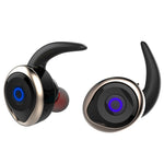 หูฟังกีฬา AWEI T1 กันน้ำ IPX4 บลูทูธไร้สาย V4.2 สเตอริโอ รองรับ TWS, T1