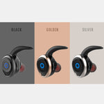 หูฟังกีฬา AWEI T1 กันน้ำ IPX4 บลูทูธไร้สาย V4.2 สเตอริโอ รองรับ TWS, T1