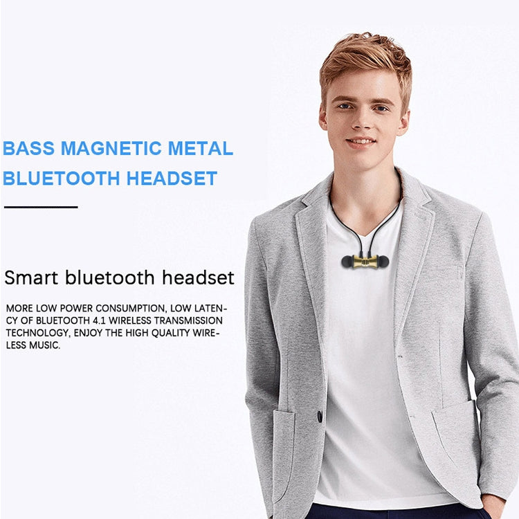 หูฟังบลูทูธไร้สายแบบใส่ในหู XT11 Magnetic V4.2, XT11 (ทอง), XT11 (น้ำเงิน), XT11 (สีหม่น), XT11 (เงิน)