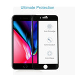 For iPhone 8 Plus & 7 Plus 0.3mm 9H Surface Hardness 5D Curved Full Screen Tempered Glass Screen Protector, For iPhone 8P & 7P(1 PC)