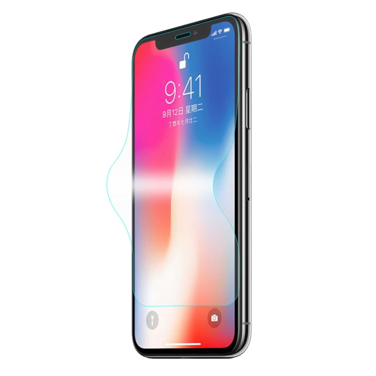 ฟิล์มกันระเบิดไฮโดรเจลปกป้องหน้าจอเต็ม 3D หนา 0.1 มม. ENKAY Hat-Prince สำหรับ iPhone XS Max วัสดุ TPU+TPE+PET, iPhone XS Max