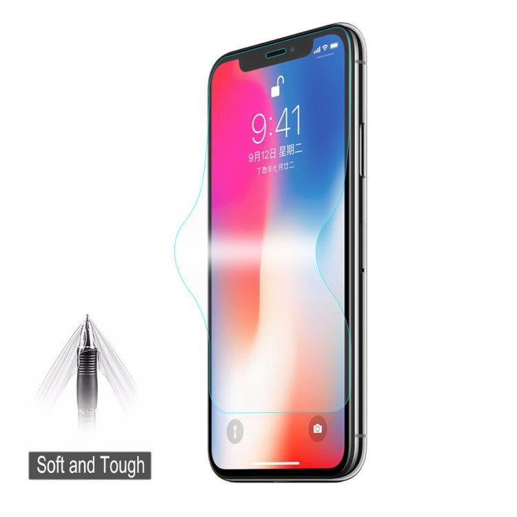 ฟิล์มกันระเบิดไฮโดรเจลปกป้องหน้าจอเต็ม 3D หนา 0.1 มม. ENKAY Hat-Prince สำหรับ iPhone XS Max วัสดุ TPU+TPE+PET, iPhone XS Max