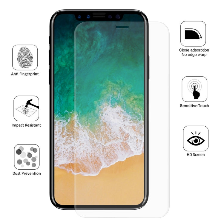 ฟิล์มกันระเบิดไฮโดรเจลปกป้องหน้าจอเต็ม 3D หนา 0.1 มม. ENKAY Hat-Prince สำหรับ iPhone XS Max วัสดุ TPU+TPE+PET, iPhone XS Max