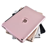 เคสแท็บเล็ตพับแนวนอนพร้อมคีย์บอร์ดบลูทูธ สำหรับ iPad Pro 9.7 นิ้ว / iPad Air 2