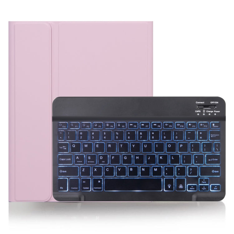 เคสแท็บเล็ตคีย์บอร์ดบลูทูธถอดได้ X-11BS ผิวเรียบสำหรับ iPad Pro 11 นิ้ว 2020 / 2018 พร้อมช่องใส่ปากกาและไฟแบ็คไลท์ คีย์บอร์ดสีดำ