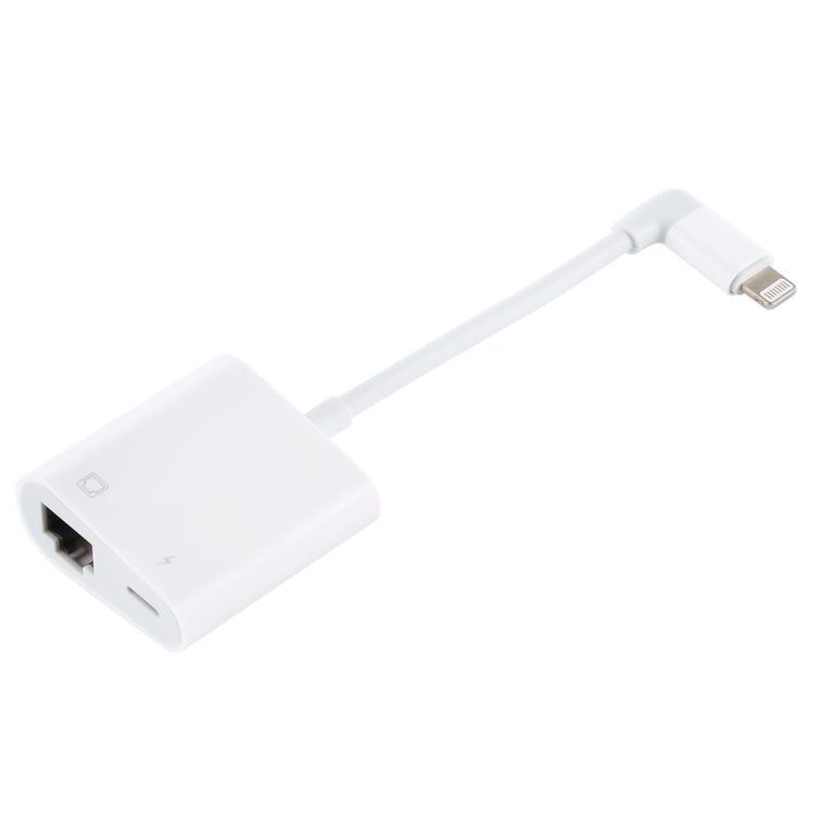 NK-1035 อะแดปเตอร์ฟังก์ชันพอร์ตอีเธอร์เน็ต + 8 Pin ตัวเมียเป็น 8 Pin ตัวผู้แบบข้อศอก