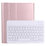A11B คีย์บอร์ด Bluetooth 3.0 ABS ถอดแยกได้บางพิเศษ เคสแท็บเล็ตหนังพร้อมที่ยึดและช่องใส่ปากกาสำหรับ iPad Pro 11 2022 / 2021 / Air 5 / Air 4, สำหรับ iPad Pro 11 2022 / 2021 / Air 5 / Air 4