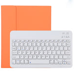 TG11B คีย์บอร์ดบลูทูธถอดได้สีขาว พร้อมเคสแท็บเล็ตหนังไมโครไฟเบอร์ สำหรับ iPad Pro 11 นิ้ว (2020) พร้อมช่องใส่ปากกาและที่จับ คีย์บอร์ดสีขาว