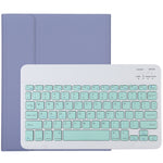 TG11B คีย์บอร์ดบลูทูธสีเขียวถอดได้ + เคสแท็บเล็ตหนังไมโครไฟเบอร์สำหรับ iPad Pro 11 นิ้ว (2020) พร้อมช่องใส่ปากกาและที่วาง, คีย์บอร์ดสีเขียว