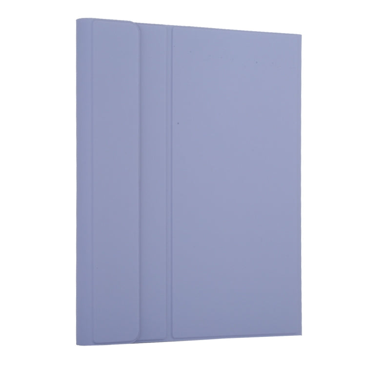 T129 คีย์บอร์ดบลูทูธสีดำถอดได้ เคสแท็บเล็ตหนังไมโครไฟเบอร์สำหรับ iPad Pro 12.9 นิ้ว (2020) พร้อมที่วาง, คีย์บอร์ดสีดำ