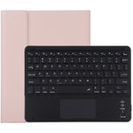 TG-102BC คีย์บอร์ด Bluetooth สีดำถอดแยกได้ + เคสแท็บเล็ตหนังไมโครไฟเบอร์สำหรับ iPad 10.2 นิ้ว / iPad Air (2019) พร้อมทัชแพด ช่องใส่ปากกา และที่ยึด, TG-102BC