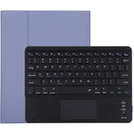 TG-102BC คีย์บอร์ด Bluetooth สีดำถอดแยกได้ + เคสแท็บเล็ตหนังไมโครไฟเบอร์สำหรับ iPad 10.2 นิ้ว / iPad Air (2019) พร้อมทัชแพด ช่องใส่ปากกา และที่ยึด, TG-102BC