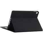 TG109BC คีย์บอร์ด Bluetooth สีดำถอดแยกได้ + เคสแท็บเล็ตหนังไมโครไฟเบอร์สำหรับ iPad Air 2020 พร้อมทัชแพด ช่องใส่ปากกา และที่ยึด, TG109BC