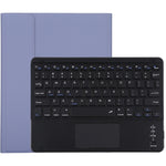 TG109BC คีย์บอร์ด Bluetooth สีดำถอดแยกได้ + เคสแท็บเล็ตหนังไมโครไฟเบอร์สำหรับ iPad Air 2020 พร้อมทัชแพด ช่องใส่ปากกา และที่ยึด, TG109BC