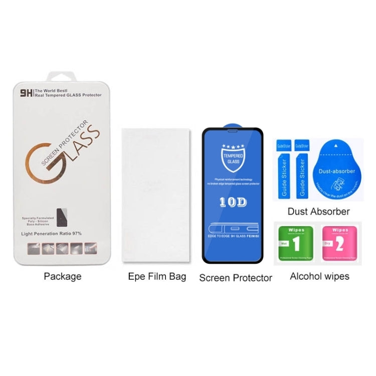 For iPhone 11 Pro / XS / X 9H 10D Full Screen Tempered Glass Screen Protector, For iPhone 11 Pro
