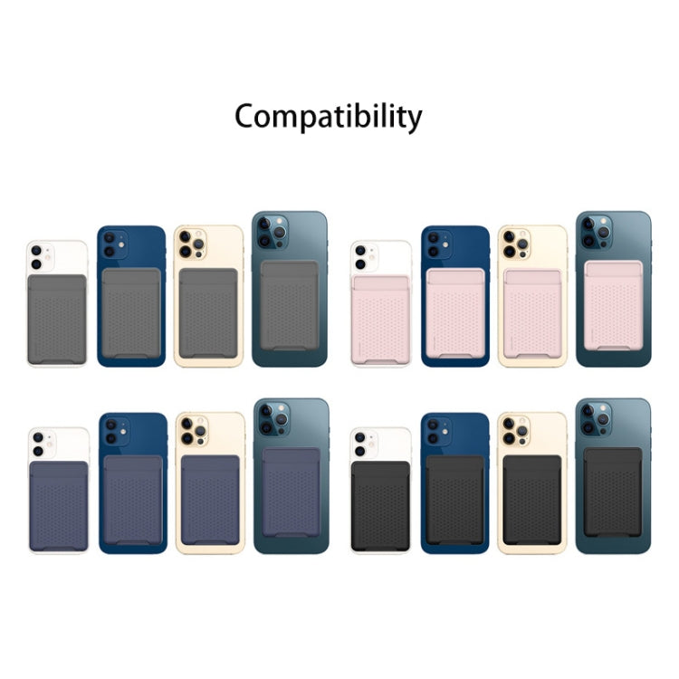 ซองกระเป๋าสตางค์ซิลิโคนสำหรับ iPhone 13 Series / iPhone 12 Series พร้อมที่ใส่บัตรกันแม่เหล็ก Magsafing สติกเกอร์แม่เหล็ก