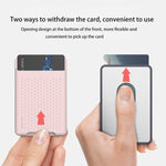 ซองกระเป๋าสตางค์ซิลิโคนสำหรับ iPhone 13 Series / iPhone 12 Series พร้อมที่ใส่บัตรกันแม่เหล็ก Magsafing สติกเกอร์แม่เหล็ก