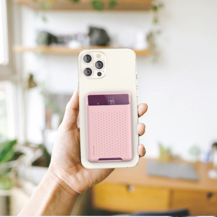 ซองกระเป๋าสตางค์ซิลิโคนสำหรับ iPhone 13 Series / iPhone 12 Series พร้อมที่ใส่บัตรกันแม่เหล็ก Magsafing สติกเกอร์แม่เหล็ก