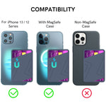 ซองกระเป๋าสตางค์ซิลิโคน ใส่บัตร Magsafing