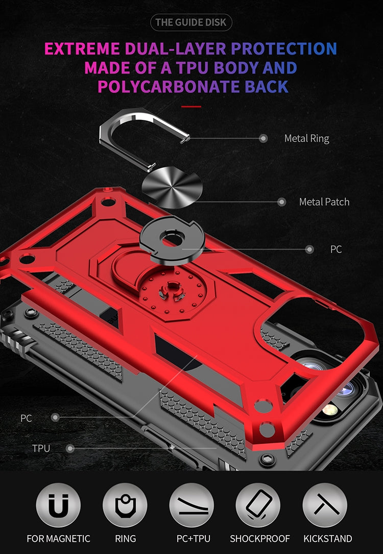 Armor Shockproof TPU + PC Protective Case for iPhone 11 Pro Max, with 360 Degree Rotation Holder, For iPhone 11 Pro Max
