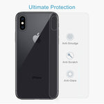 For iPhone XS Max 9H Tempered Glass Protector Back Screen Film, For XS Max