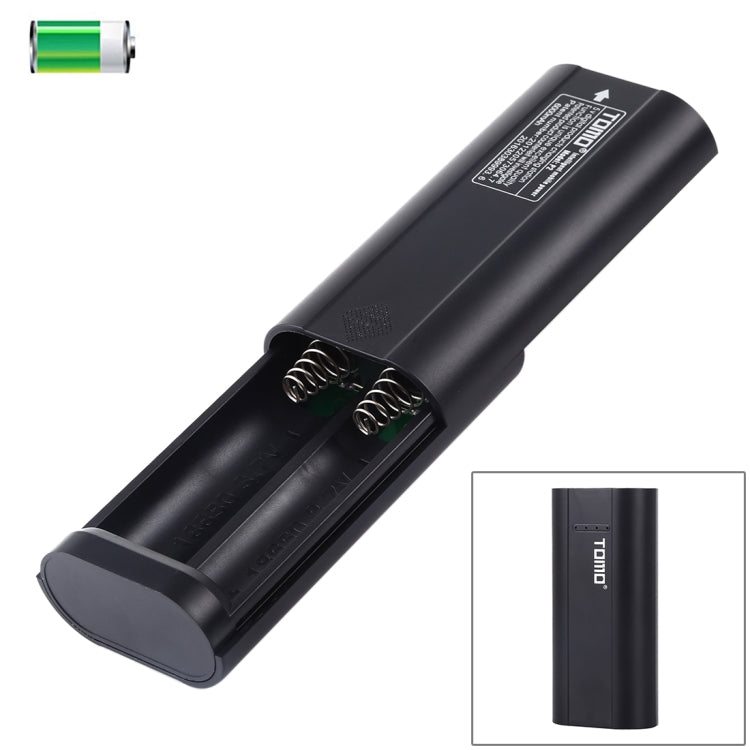 เครื่องชาร์จแบตเตอรี่สมาร์ท TOMO P2 USB 2 ก้อน พร้อมไฟแสดงสถานะ สำหรับแบตเตอรี่ Li-ion 18650, TOMO P2