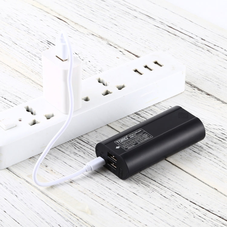 เครื่องชาร์จแบตเตอรี่สมาร์ท TOMO P2 USB 2 ก้อน พร้อมไฟแสดงสถานะ สำหรับแบตเตอรี่ Li-ion 18650, TOMO P2