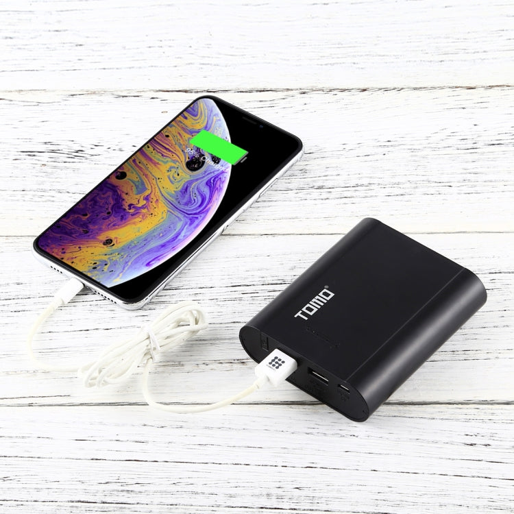 เครื่องชาร์จแบตเตอรี่สมาร์ท TOMO P2 USB 2 ก้อน พร้อมไฟแสดงสถานะ สำหรับแบตเตอรี่ Li-ion 18650, TOMO P2