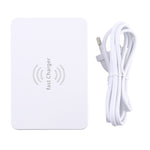 WLX-818F ที่ชาร์จ 6 in 1 10W QC3.0 ชาร์จไร้สาย + USB-C / Type-C + 4 พอร์ต USB พร้อมหน้าจอแสดงผล LCD อัจฉริยะ, ปลั๊ก EU / AU, ปลั๊ก EU / AU (สีขาว)