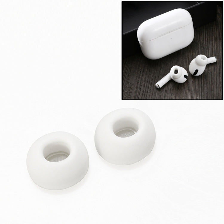 หูฟังไร้สาย 1 คู่ พร้อมจุกซิลิโคนเปลี่ยนได้สำหรับ AirPods Pro