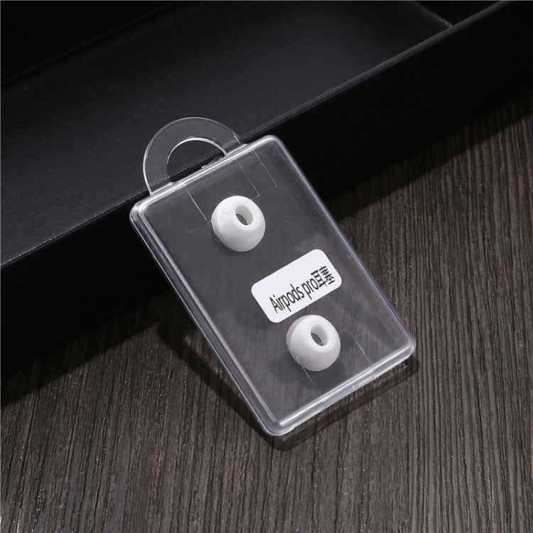 หูฟังไร้สาย 1 คู่ พร้อมจุกซิลิโคนเปลี่ยนได้สำหรับ AirPods Pro