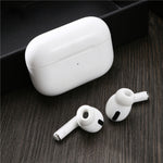 หูฟังไร้สาย 1 คู่ พร้อมจุกซิลิโคนเปลี่ยนได้สำหรับ AirPods Pro