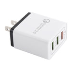 ที่ชาร์จเดินทาง AR-QC-03 ชาร์จเร็ว 2.1A 3 ช่อง USB, ปลั๊กสหรัฐอเมริกา, AR-QC-03 US, ปลั๊ก AR-QC-03 US สีน้ำเงิน