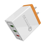 ที่ชาร์จเดินทาง AR-QC-03 ชาร์จเร็ว 2.1A 3 ช่อง USB, ปลั๊กสหรัฐอเมริกา, AR-QC-03 US, ปลั๊ก AR-QC-03 US สีน้ำเงิน