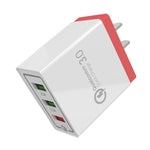 ที่ชาร์จเดินทาง AR-QC-03 ชาร์จเร็ว 2.1A 3 ช่อง USB, ปลั๊กสหรัฐอเมริกา, AR-QC-03 US, ปลั๊ก AR-QC-03 US สีน้ำเงิน