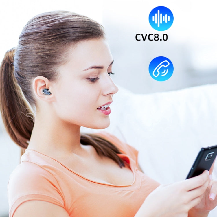 263 TWS หูฟังบลูทูธตัดเสียงรบกวน CVC8.0 พร้อมกล่องชาร์จ รองรับการสัมผัส & จอแสดงแบตเตอรี่ LED 3 หน้าจอ & ที่วางโทรศัพท์ & แบตสำรอง & โทรคมชัด & ผู้ช่วยเสียง, 263