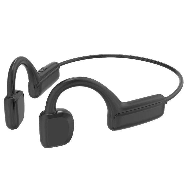 หูฟังบลูทูธ G1 5.0 แบบสวมที่หูสำหรับกีฬา ระบบนำเสียงผ่านกระดูก, G1 (สีดำ)