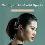 หูฟังบลูทูธ G100 5.0 แบบสวมหูสำหรับกีฬา กันน้ำ ระบบนำเสียงผ่านกระดูก, G100