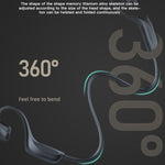 หูฟังบลูทูธ G100 5.0 แบบสวมหูสำหรับกีฬา กันน้ำ ระบบนำเสียงผ่านกระดูก, G100